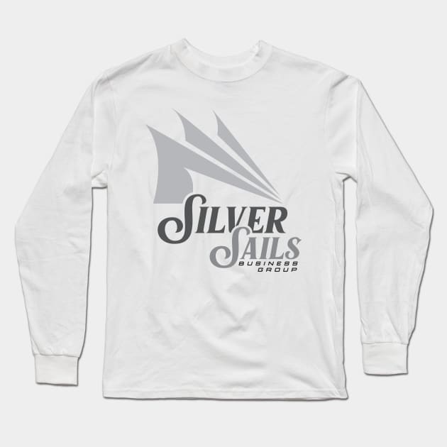 Silver Sails Business Group Long Sleeve T-Shirt by MindsparkCreative